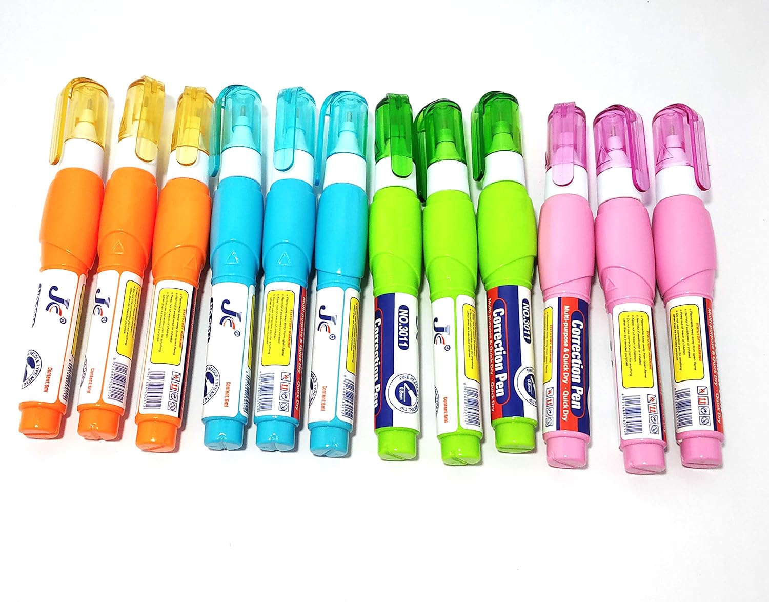 JC Correction Fluid Whitener Pen (Single Pc Packing)